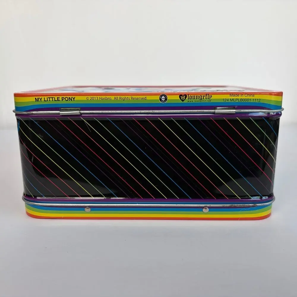 MLP G4 My Little Pony Loungefly Rainbow Dash Tin Metal Storage Lunch Box